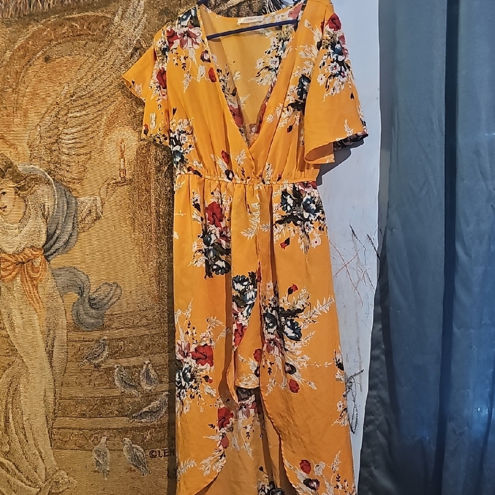 !!. Ladies L High Low Dress